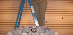 Alyssa Hinton Installing at the Kirby 4