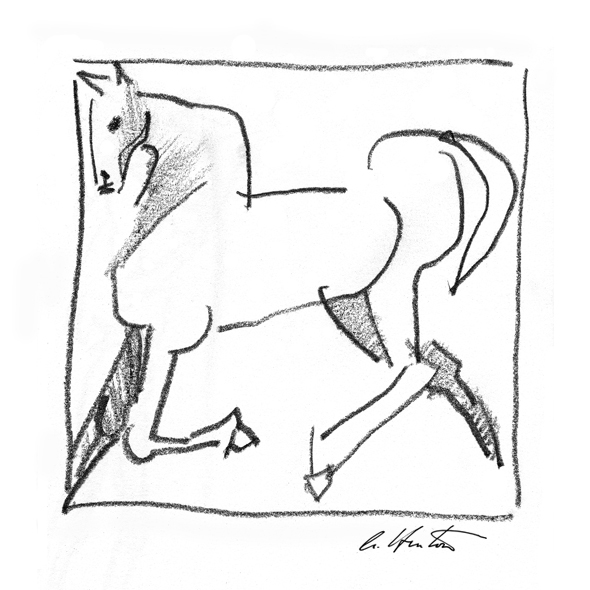 Horse Power- Stylistic Pencil Drawing