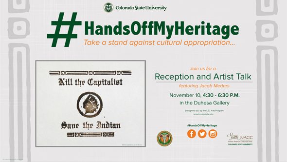 #HandsOffMyHeritage Cultural Appropriation Poster