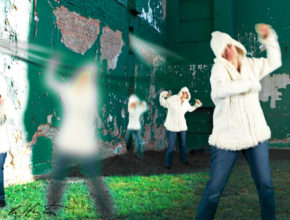 Inner City Ghost Dance photo composite